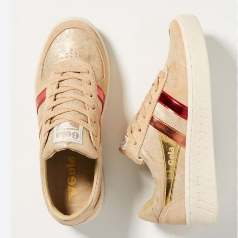 Gola Grand women Sz 6 Slam Sneakers summer preppy sporty wold cup